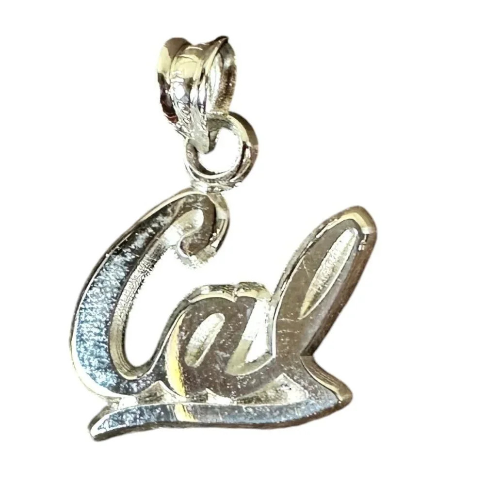 Sterling Silver Cal California Berkeley Golden Bears NCAA Medium Pendant